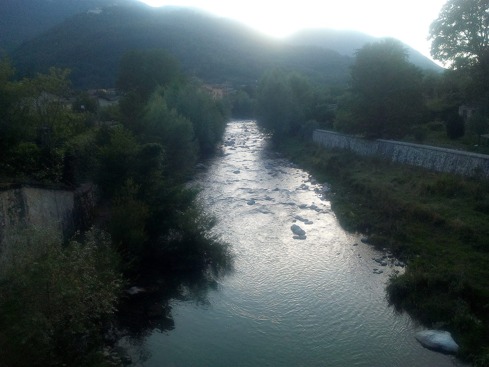 Il Fiume Liri a Canistro, che dà nome al Bacino Imbrifero Montano